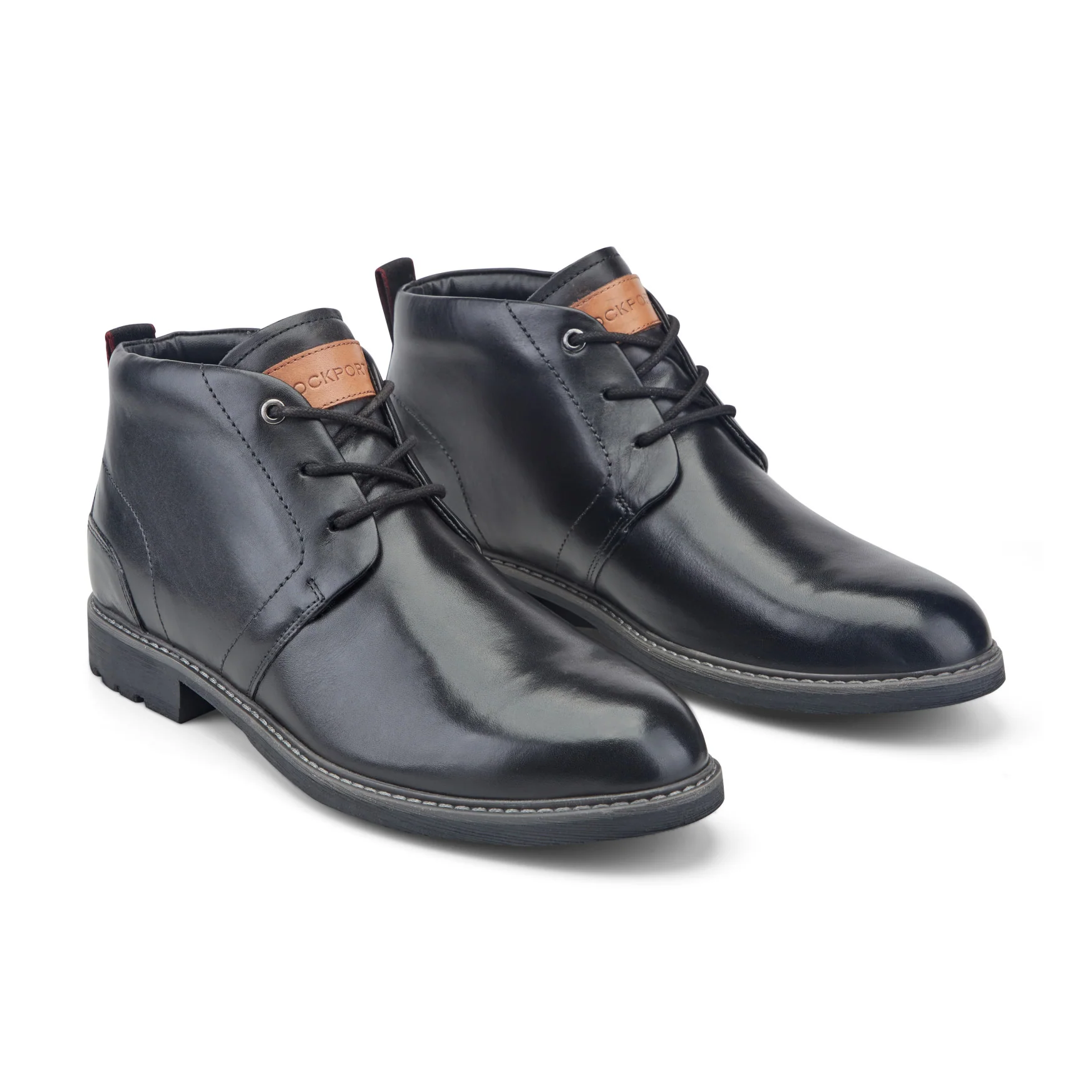 Men's Tolan Lace-Up Leather Chukka Boots - Image 2